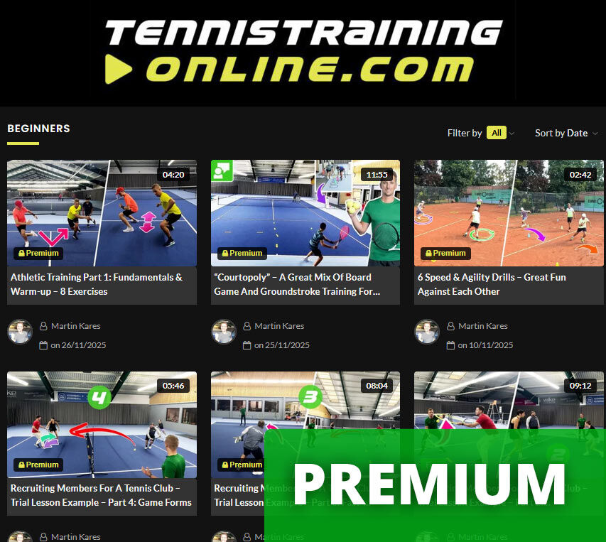 Tennis Training Online Platform