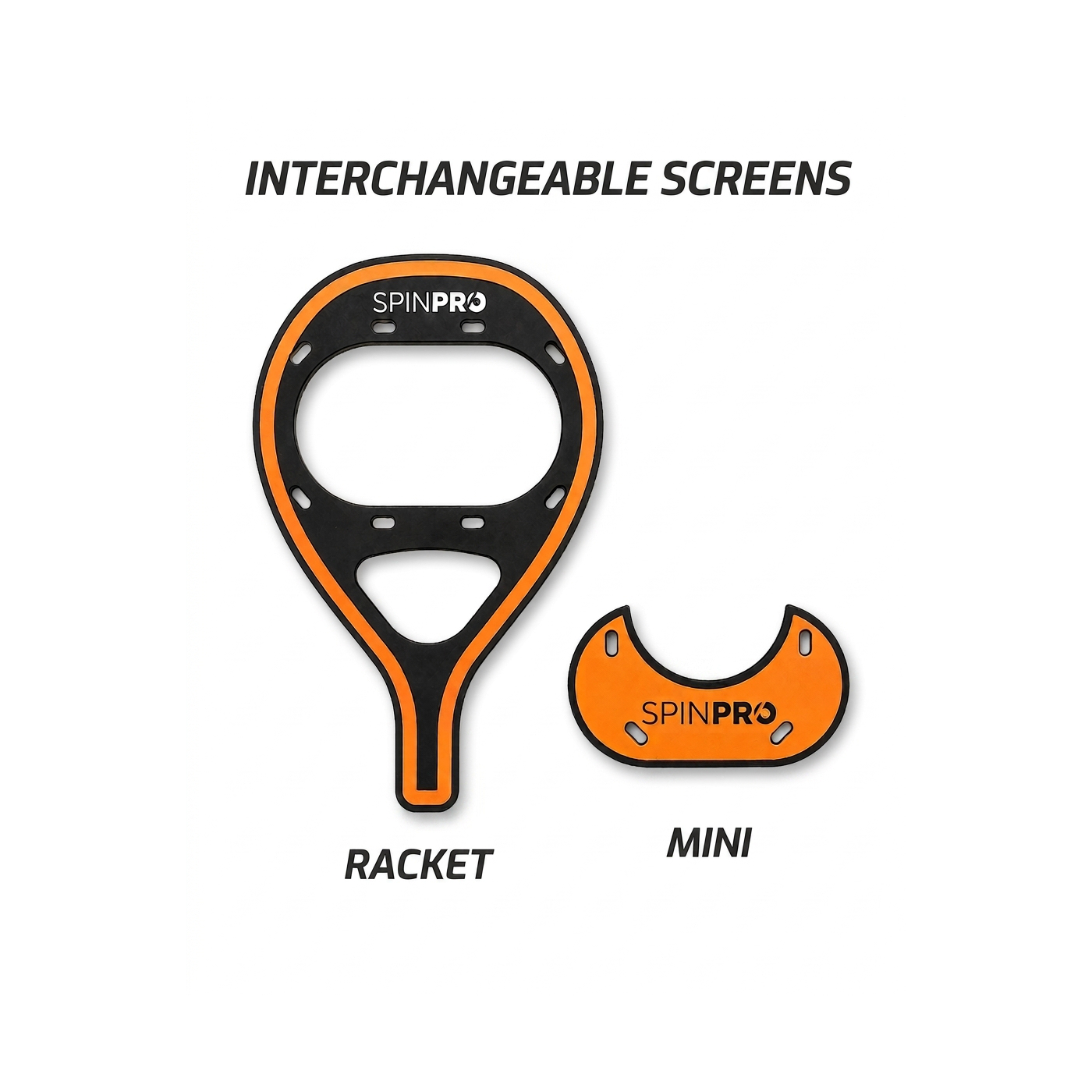 SpinPro for Padel adjustment anatomy diagram