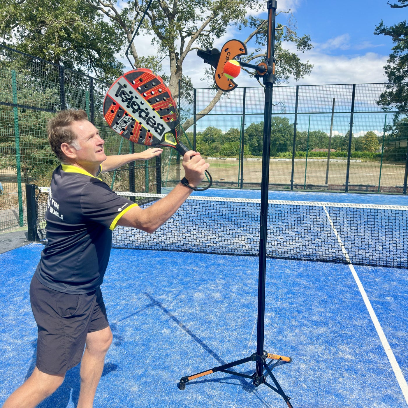 Víbora practice with SpinPro for Padel