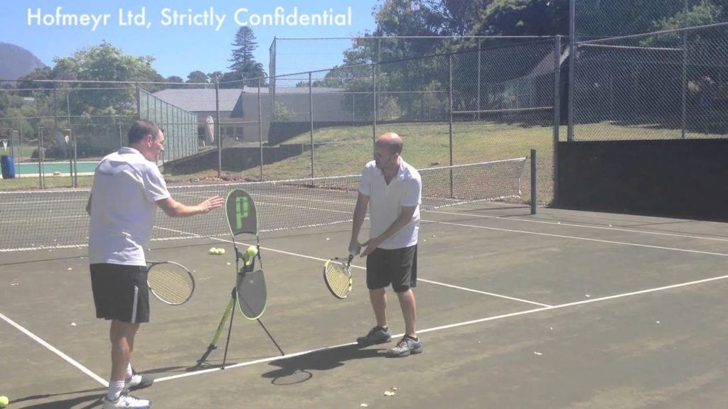 Single-hand topspin backhand after using TopspinPro for 30 sec