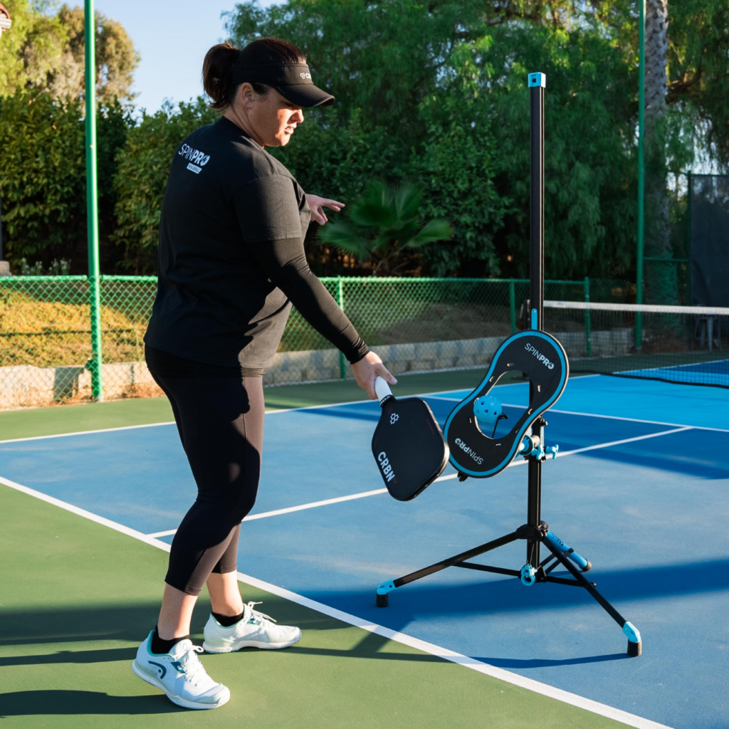 Spinpro Pickleball Carousel On Court