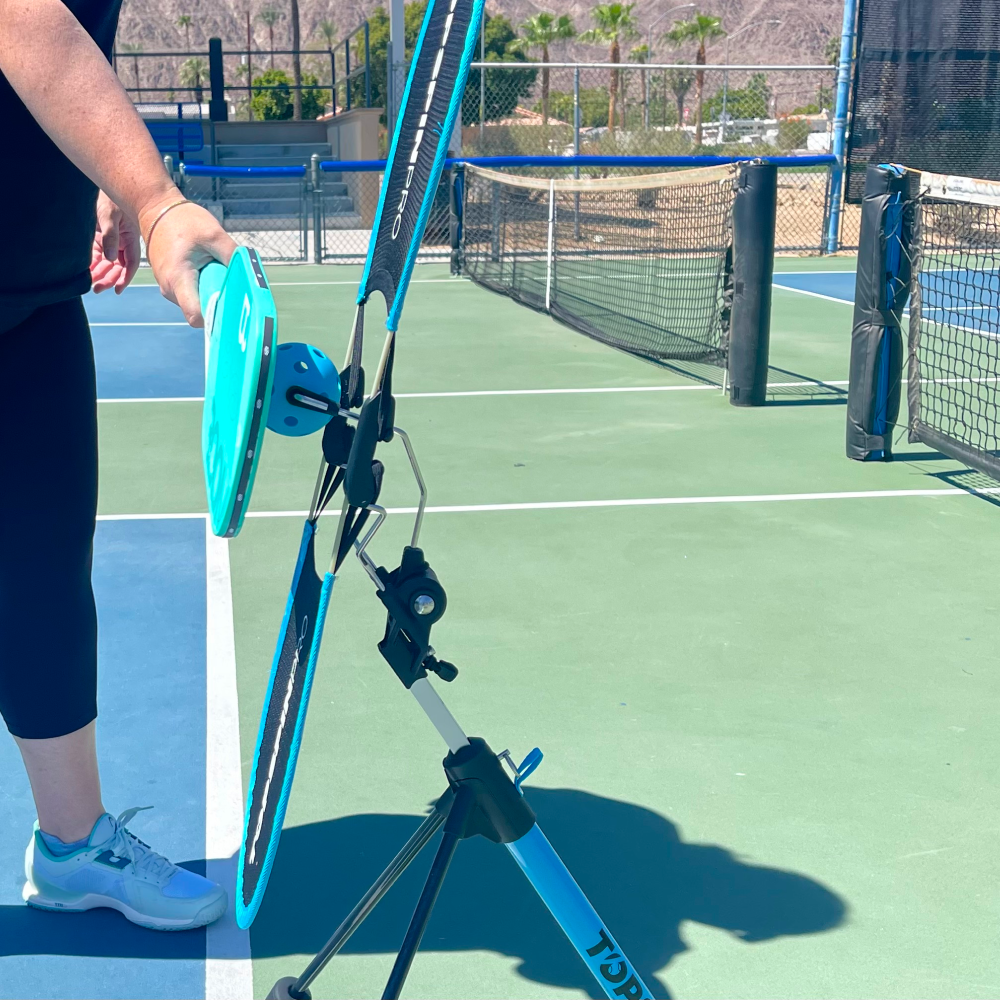 Topspinpro Pickleball Forehand Brush 1 From Side On