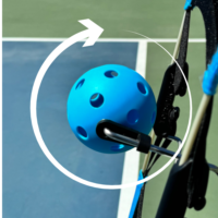 Topspinpro Pickleball Spinning Ball Close Up
