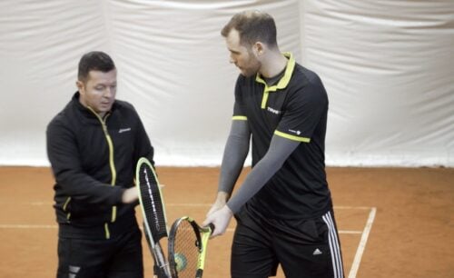 Training mit dem Tennis TopspinPro
