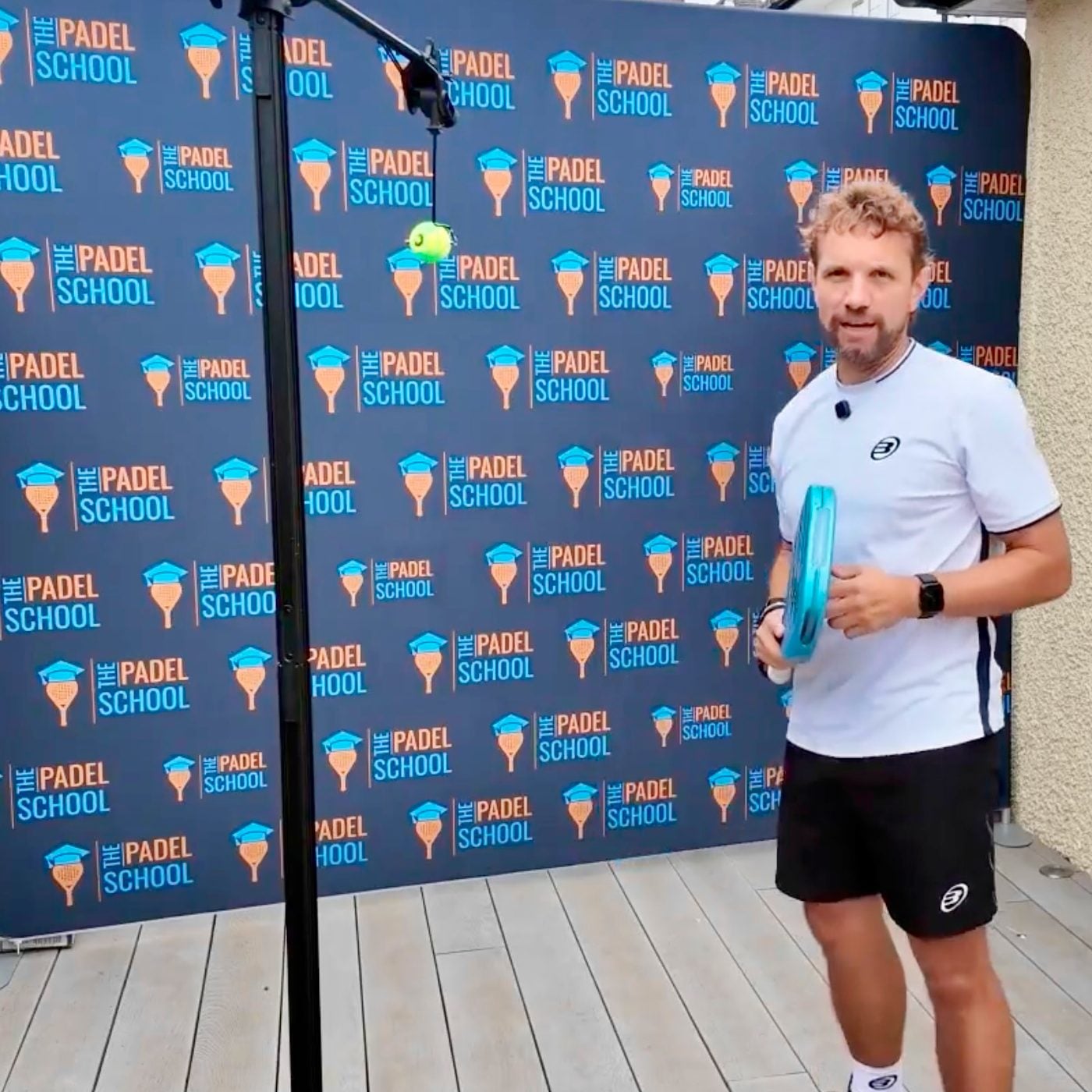 Sandy introducing The Padel School SpinPro Course