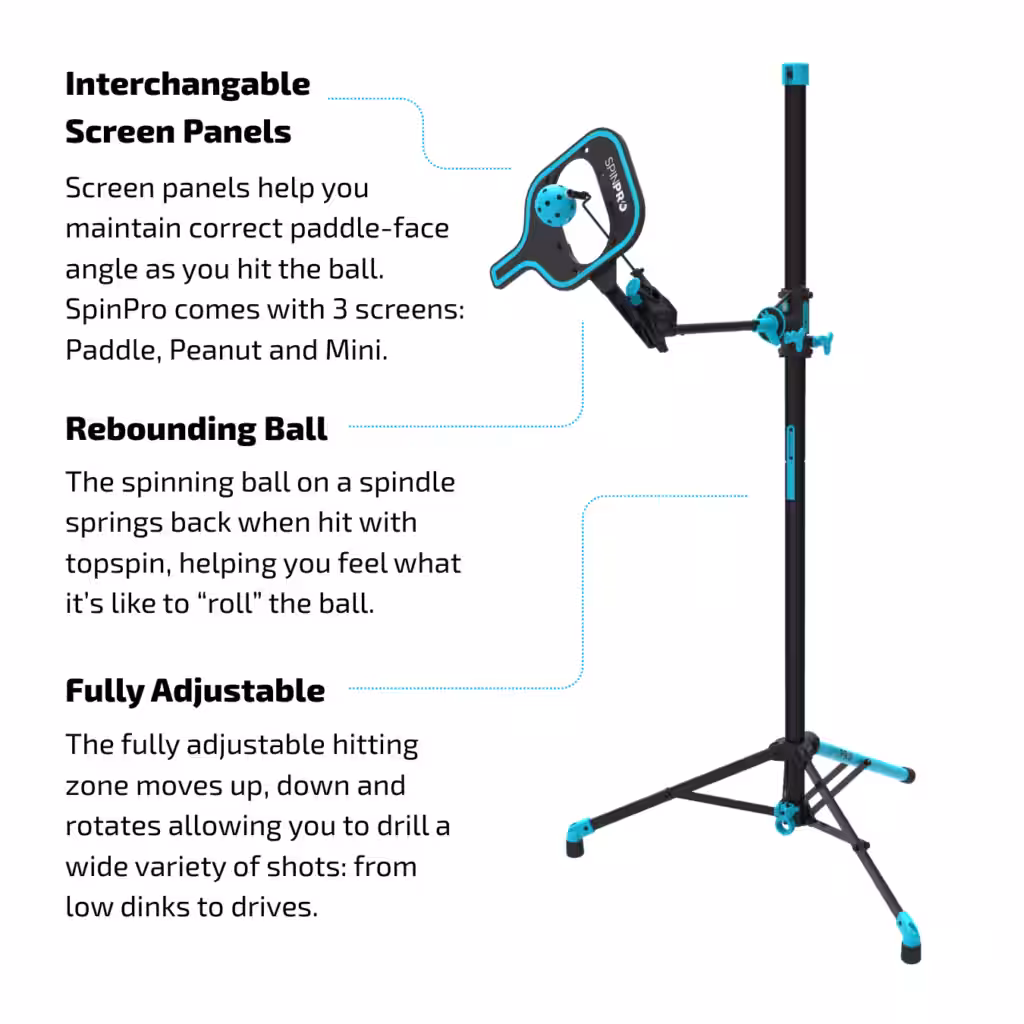 Spinpro Pickleball Carousel Features