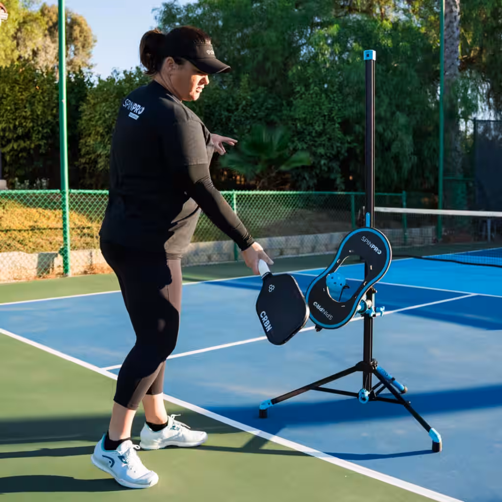 Spinpro Pickleball Carousel On Court