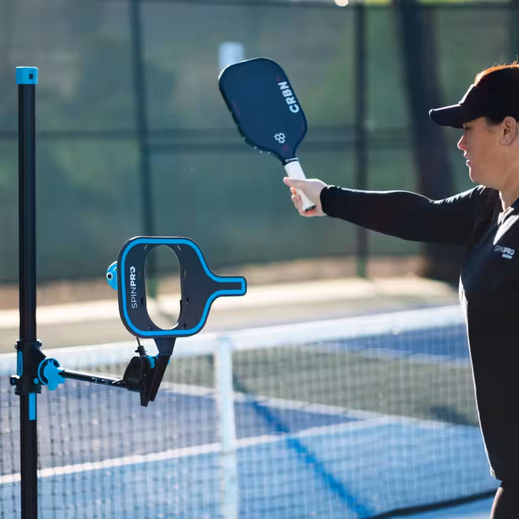 Spinpro Pickleball Carousel On Court 2