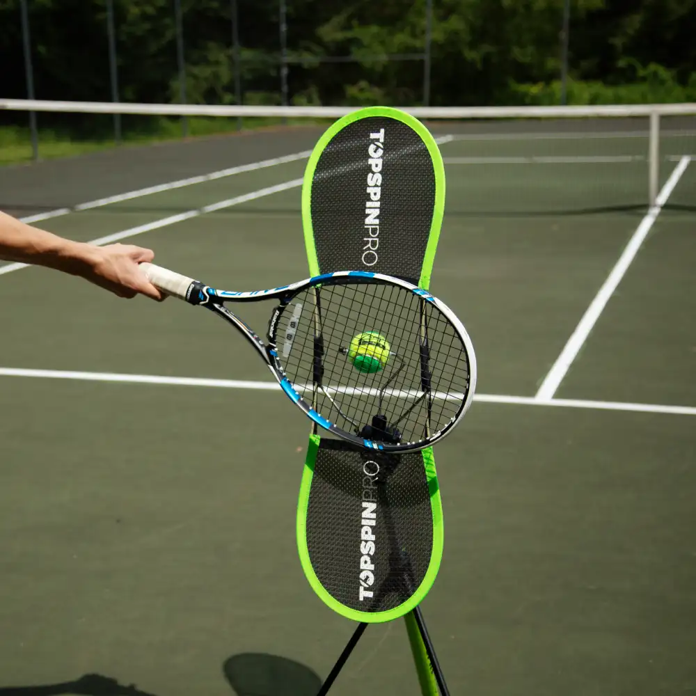 Topspinpro Tennis Forehand Brush 1 From Behind