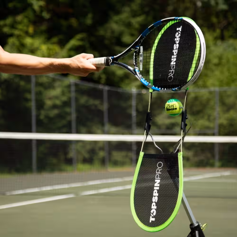 Topspinpro Tennis Forehand Brush 2 From Behind