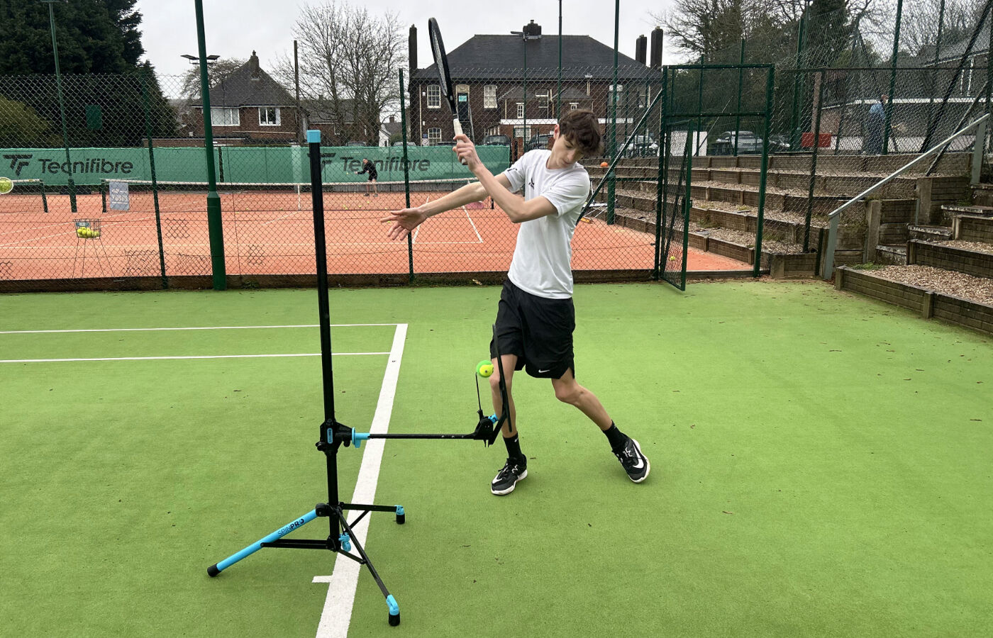 Solo player practising with SpinPro